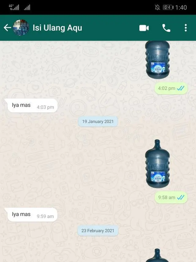 6 Chat Pesan Galon ala Anak Kos Ini Bikin Senyum, Simpel Tanpa Ribet