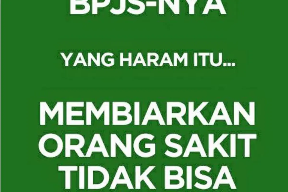 Meme Fatwa Haram BPJS Mulai Ramaikan Dunia Maya