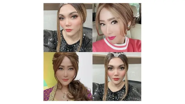 10 Potret Rina Nose Tirukan Gaya Artis Lain, Banjir Pujian Netizen