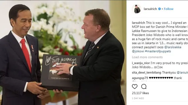 Jokowi dan Perdana Menteri Denmark