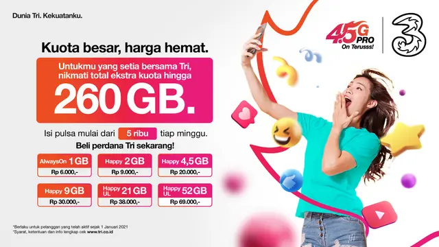 Kuota Besar Harga Hemat