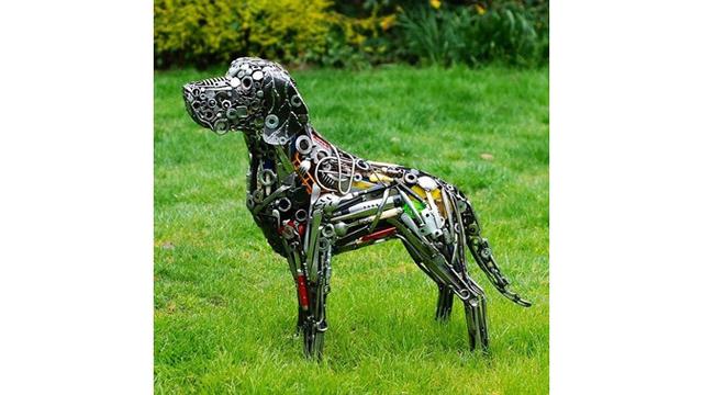 Pria Ini Buat Karya Seni Patung dari Barang Bekas Metal, 7 Hasilnya Mengagumkan