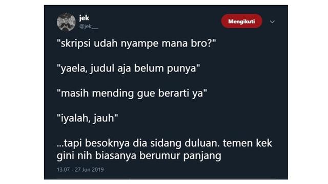 Tipe Teman Saat Ditanya Soal Tugas Ini Bikin Geleng-geleng