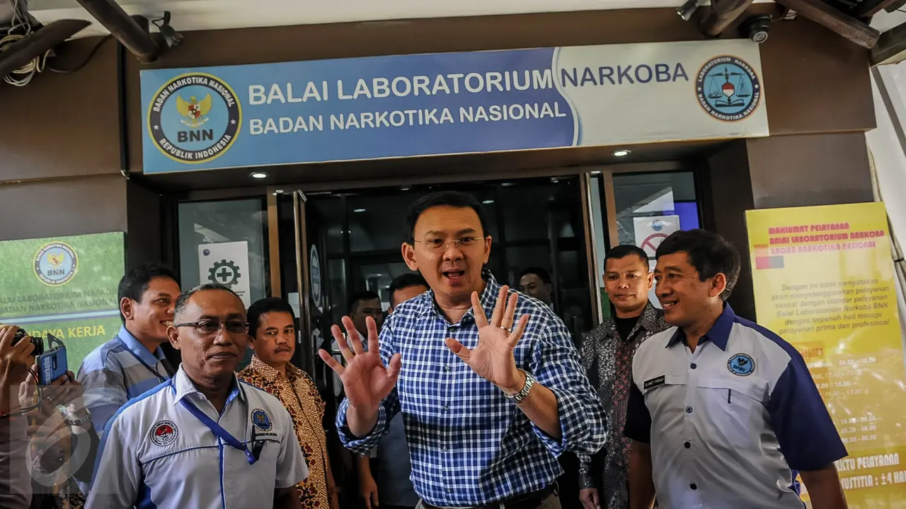 20160925-Tes Narkoba, Ahok-Djarot Tiba di BNN-Jakarta