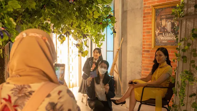 Sudut ikonik dari serial drama Little Women di Netflix Sarang Korner. (Foto: Netflix)