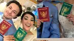 Belum lama ini Tsania Marwa mengunggah foto dengan Dylan Carr sambil memamerkan buku nikah. Postingan tersebut membuat netizen ikut penasaran. Yuk, intip potretnya.&nbsp; (FOTO: instagram.com/tsaniamarwa54/)