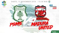 Liga 1 2018 PSMS Medan Vs Madura United (Bola.com/Adreanus Titus)