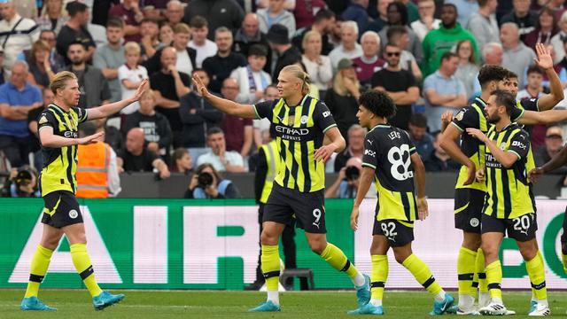 Erling Haaland Hattrick, The Citizens Permalukan Tuan Rumah West Ham United