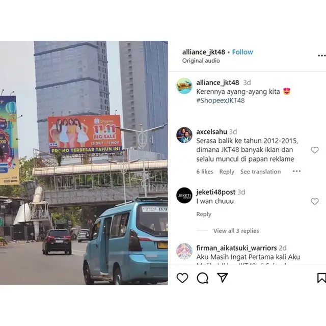 Ini Profil 4 Member JKT48 yang Bintangi Iklan Shopee 11.11 Big Sale