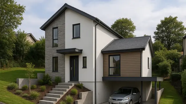 7 Desain Rumah Lebih Tinggi dari Jalan dan Tips Membangunnya, Estetik dan Aman