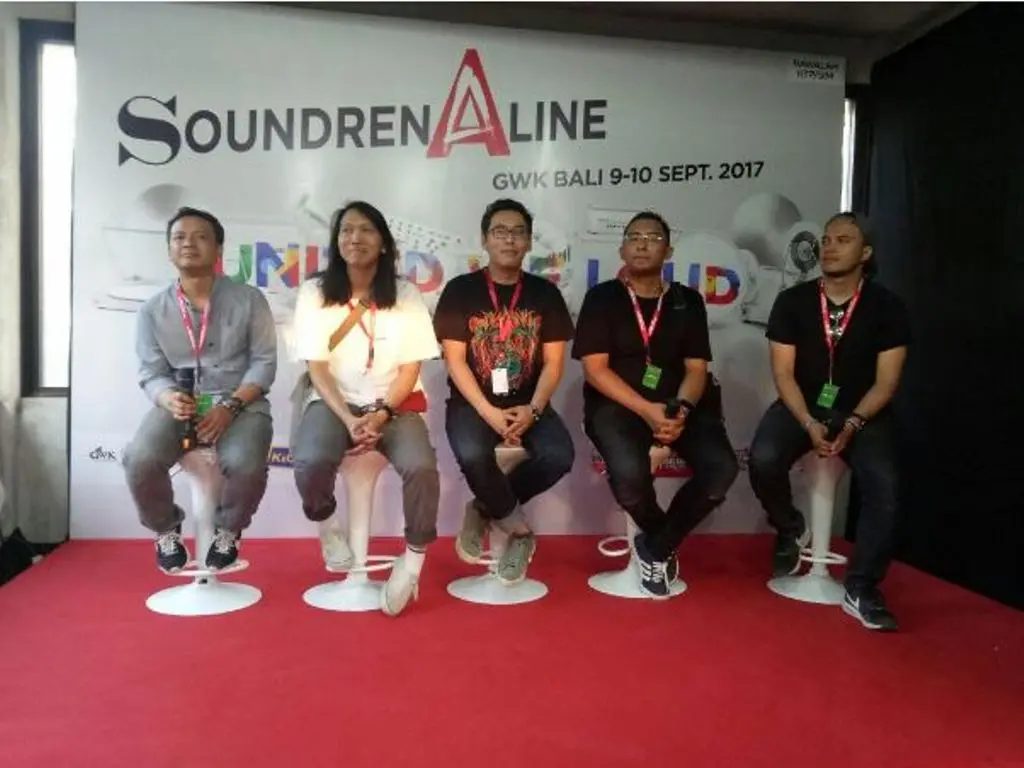 Efek Rumah Kaca tampil di Soundrenaline 2017 (Foto: Ferry Noviandi)