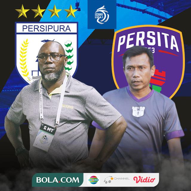 BRI Liga 1 - Duel Pelatih - Persipura Jayapura Vs Persita Tangerang