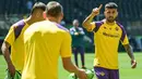 Final UEFA Conference League 2023/2024 menjadi yang kedua kali bagi Fiorentina secara beruntun. (Aris Messinis/AFP)