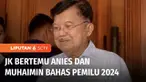 Setelah menyaksikan penghitungan cepat Capres dan Cawapres nomor urut 1 Anies-Muhaimin bertemu dengan Wakil Presiden ke-10 dan ke-12 Republik Indonesia Jusuf Kalla.