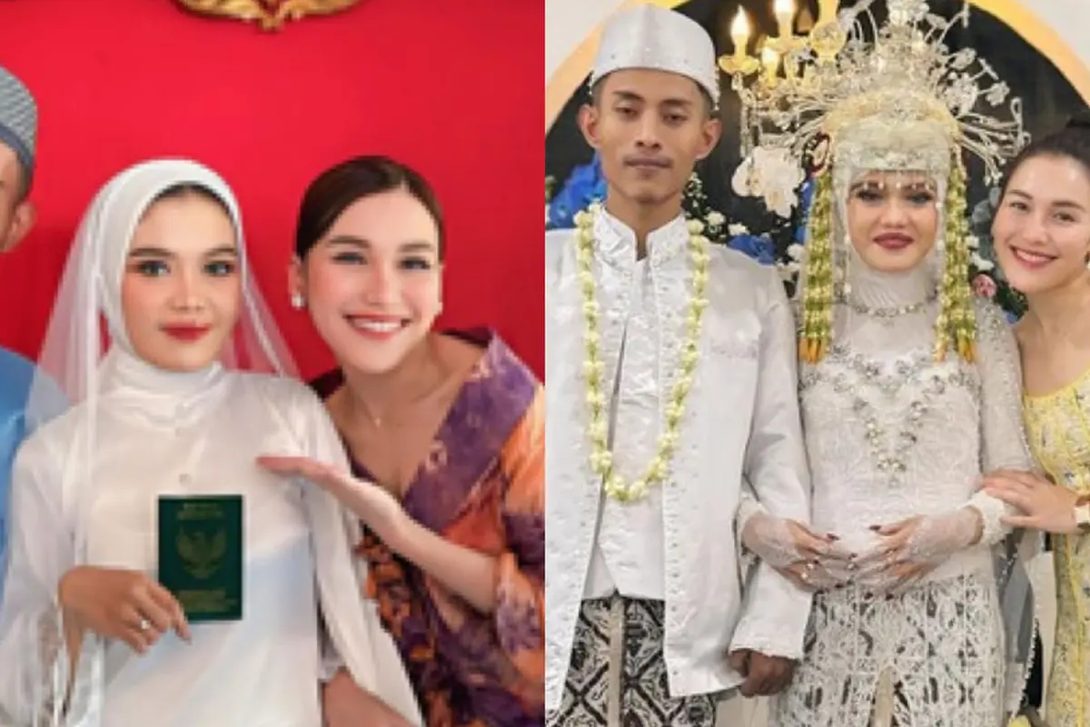 Ayu Ting Ting Hadir di Pernikahan Asistenya