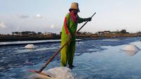 Harga garam saat ini mencapai Rp 3,4 juta per ton. (Liputan6.com/Mohamad Fahrul)