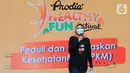 Business & Marketing Director PT Prodia Widyahusada Tbk Indriyanti Rafi Sukmawati memberi sambutan pada acara Prodia Healthy Fun Festival  di Jakarta, (4/12/2021). Prodia Healthy Fun Festival dengan tema Peduli dan Prioritaskan Kesehatan Mu (PPKM) yang hadir secara webinar. (Liputan6.com/HO/Ridwan)