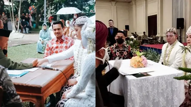6 Potret Beda Gaya Sahrul Gunawan dan Hengky Kurniawan saat Hadiri Hajatan Warganya