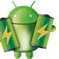 Baterai Android. Ilustrasi: The Droid Guy