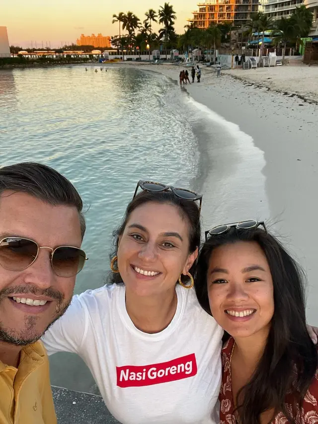 Marissa Nasution di Bahama (Instagram/marissaln)