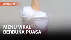 VIRAL ES KRIM TUMPAH SAJIAN BERBUKA PUASA