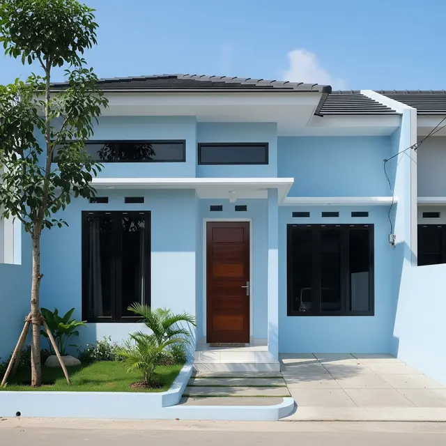 12 Warna Cat Eksterior Rumah yang Bikin Suhu Dalam Rumah Tetap Sejuk