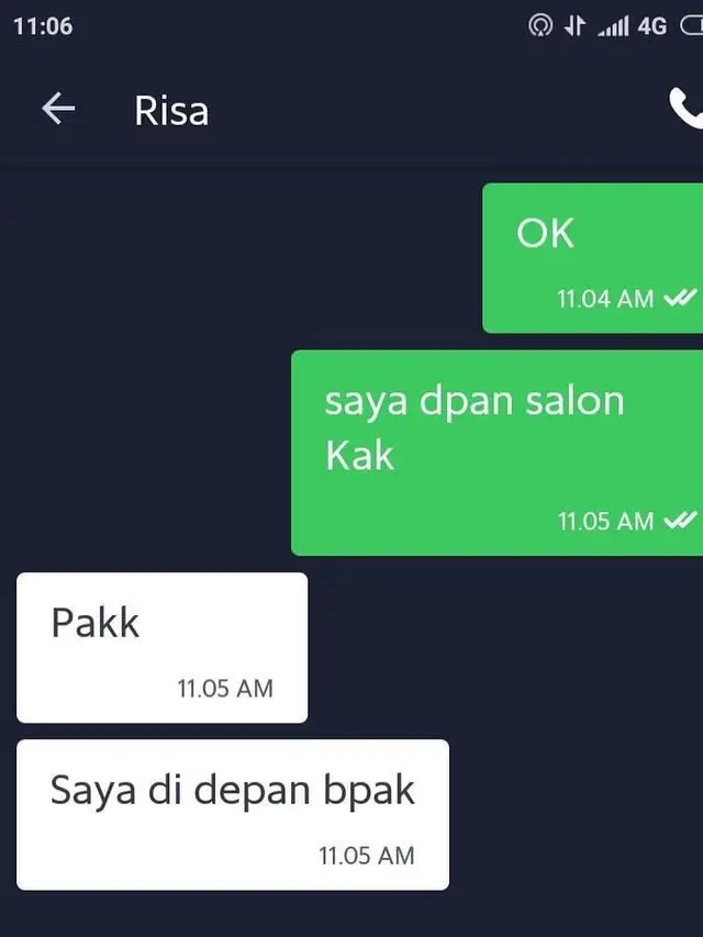 Bikin Garuk Kepala, 8 Chat Tanya Lokasi Driver Ojol dan Penumpangnya