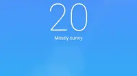 Pengukur suhu di smartphone menunjukkan suhu di kawasan Bandung cukup dingin dengan rata-rata 16-17 derajat celcius pada malam hingga pagi hari. (Liputan6.com/Huyogo Simbolon)