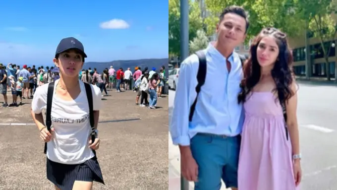 Tampilan Ussy Sulistiawaty Tampil Bak ABG di Australia