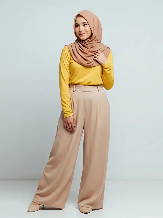 Jilbab Warna Cokelat Muda