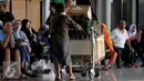 Suasana Bandara Soekarno Hatta, Tangerang, Jumat (10/7/2015). Puluhan jadwal penerbangan dibatalkan karena erupsi Gunung Raung yang menjadi jalur utama untuk penerbangan khususnya ke Bali. (Liputan6.com/JohanTallo)