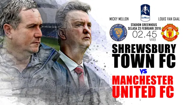 SHREWSBURY TOWN FC VS. MANCHESTER UNITED FC 