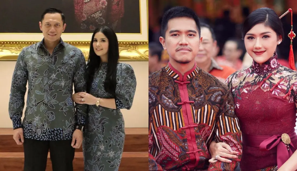 Tampil mesra, sederet pasangan artis ini kenakan batik couple. Intip gaya Annisa Pohan-AHY hingga Erina Gudono-Kaesang Pangarep untuk menjadi inspirasi [@agusyudhoyono @erinagudono]