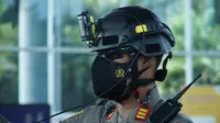 Helm Hanuang, mampu mendeteksi suhu tubuh dari jarak jauh sampai dengan 7 meter.