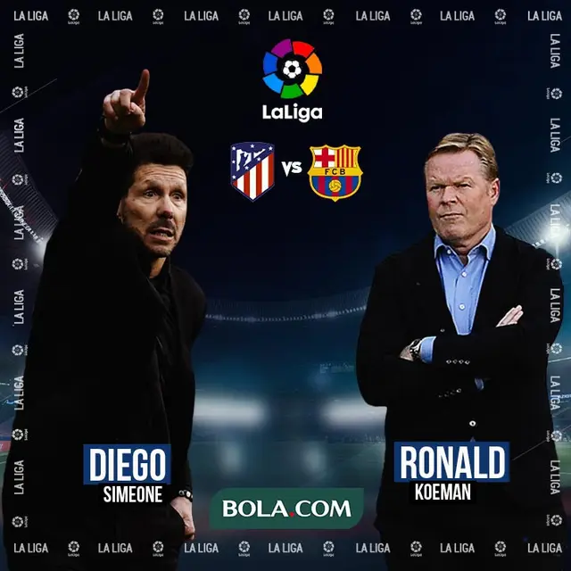 La Liga - Atletico Madrid Vs Barcelona - Head to Head Pelatih