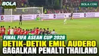 Detik-detik menegangkan saat Emil Audero menggagalkan tendangan penalti Nattapong Sayriya dalam drama adu penalti final FIFA ASEAN Cup 2026. Penyelamatan tersebut menjadi momen krusial yang memastikan Timnas Indonesia mengalahkan Thailand 4-2 lewat a...