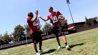 [VIDEO] Duo Bintang Juve Tergiur Jajal Main American Football