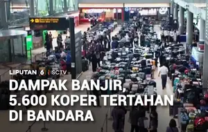 Dampak Banjir Bangkok, 5.600 Koper Penumpang Thai Airways Tertahan di Bandara