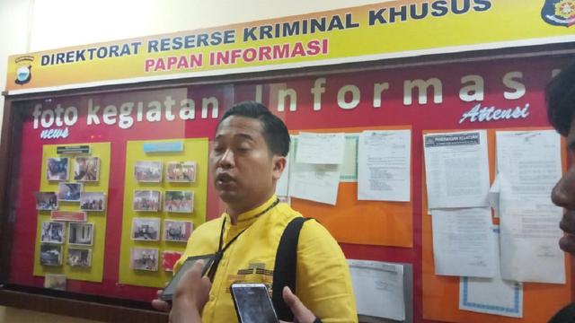 Kasubdit III Tipikor Dit Reskrimsus Polda Sulsel, Kompol Yudha Wiradjati mengatakan gelar perkara dugaan suap proyek DAK Pare-Pare ditunda (Liputan6.com/ Eka Hakim)