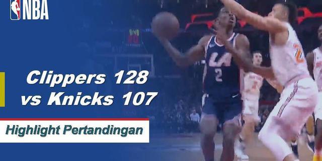 Cuplikan Pertandingan NBA : Clippers 128 vs Knicks 107