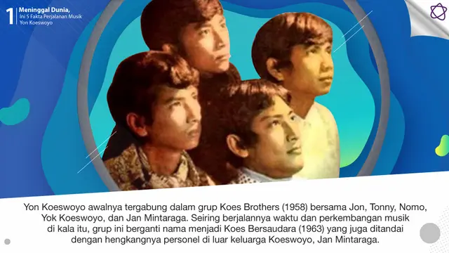 [Bintang] Meninggal Dunia, Ini 5 Fakta Perjalanan Musik Yon Koeswoyo