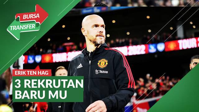 Berita video bursa transfer, 3 pemain yang sudah direkrut manajer baru Manchester United, Erik ten Hag, terbaru ada Lisandro Martinez