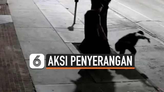 VIDEO: Detik-Detik Wanita Asia-Amerika Diserang Saat Tengah Malam