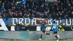 Gol Chelsea dicetak Joao Pedro pada menit ke-26, dibantu assist dari Reece James. Sementara gol Atalanta hadir dari Gianluca Scamacca dan Charles De Ketelaere di babak kedua. (AP Photo/Antonio Calanni)