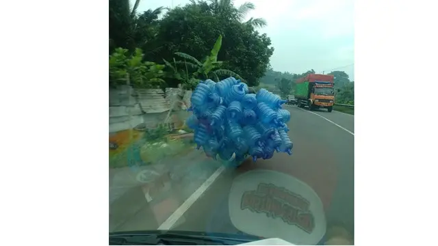Motor bawa barang (Sumber: Instagram/recehtapisayang)