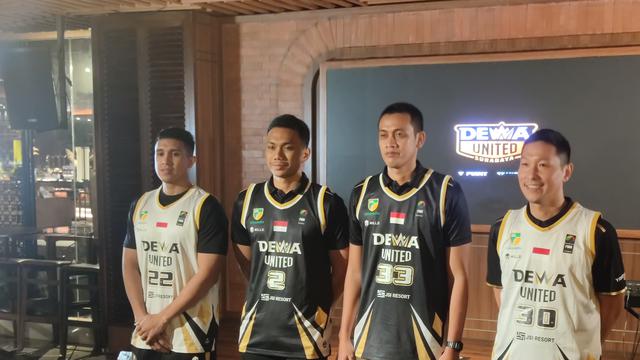 Tim basket Dewa United Surabaya untuk IBL 2022
