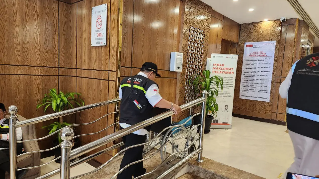 Hotel Jemaah Haji Kloter Awal di Madinah.