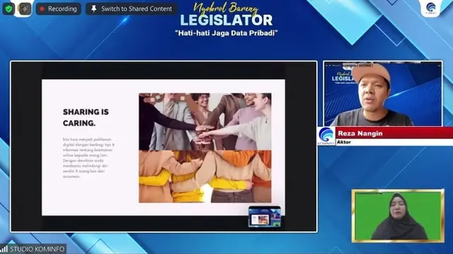 Reza Nangin Bagikan 7 Tips Menjaga Diri di Dunia Digital