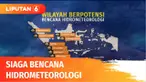 Badan Meteorologi Klimatologi dan Geofisika (BMKG) menetapkan sejumlah wilayah di Indonesia berstatus siaga bencana hidrometeorologi, seperti banjir dan tanah longsor. Masyarakat diimbau selalu waspada akan potensi bencana di daerah mereka.