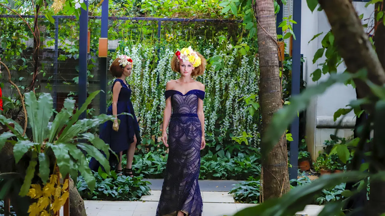 Pagelaran fashion dari Instituto Di Moda Burgo
